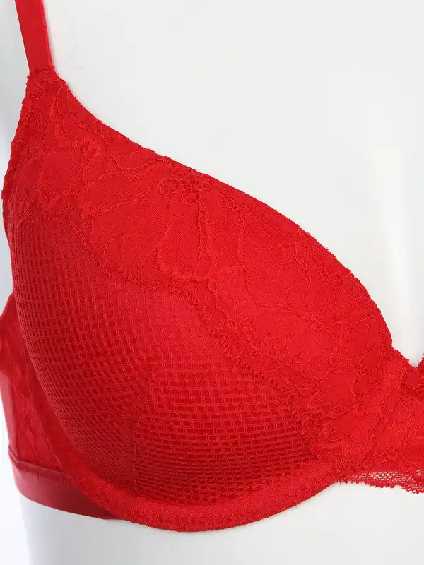 Bild 3 von Damen Bügel BH mit Spitze Schwarz