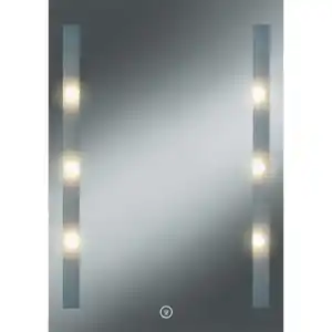 KRISTALLFORM Lichtspiegel »Moon Light 1«, LED, BxH: 50 x 70 cm - transparent