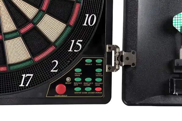 Bild 4 von Elektronische Dartscheibe 1-16 Spieler für Soft-Dart-Pfeile Kabinett Dartschrank