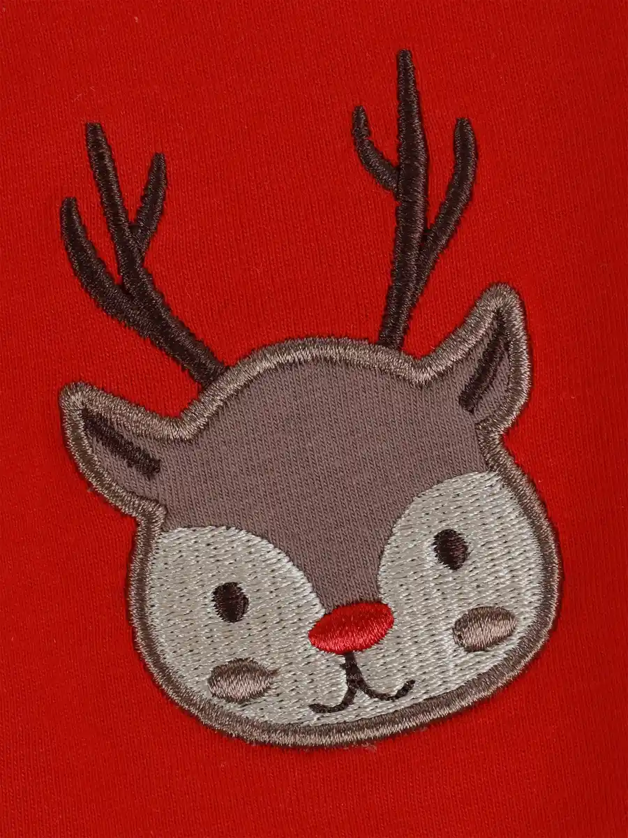 Bild 3 von Baby Mädchen Weihnachts-Set, 2tlg. Rot