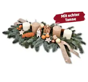 Exklusive längliche Adventsgestecke*