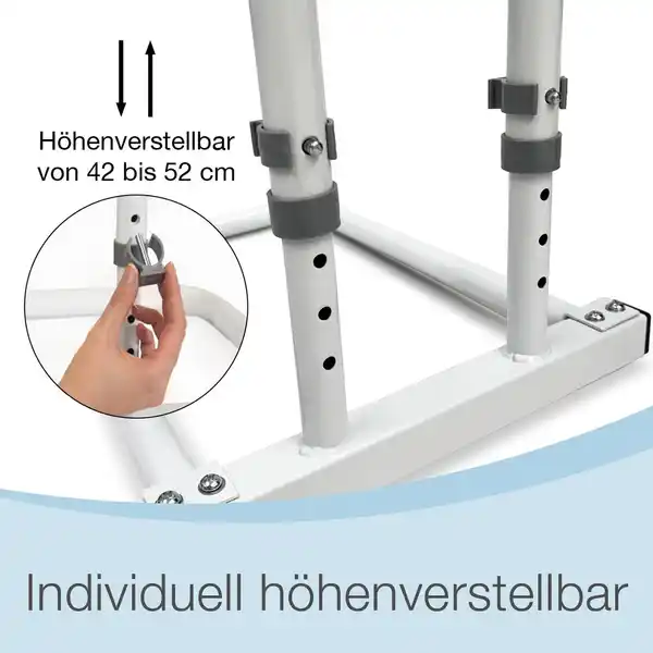 Bild 2 von Bett Aufstehhilfe Bettgriff - Für mehr Unabhängigkeit und Komfort, Höhenverstellbarer Haltegriff für