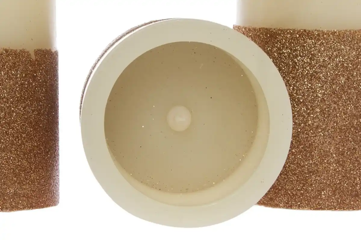 Bild 4 von My Flair 3er-Set LED Kerzen, natur/kupfer