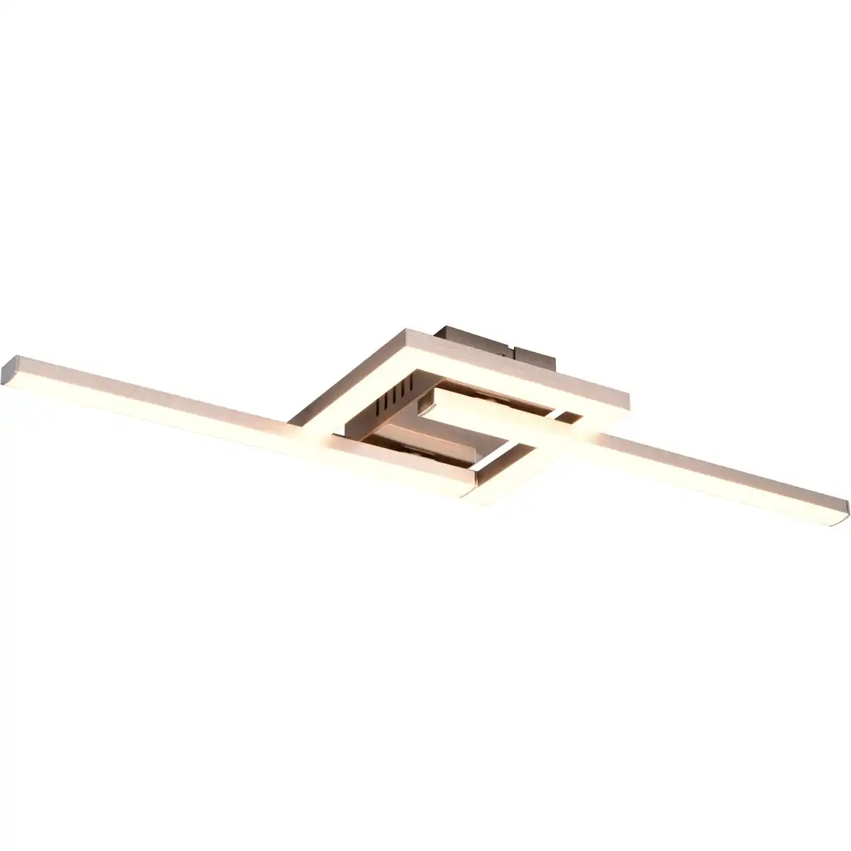 Bild 1 von Reality LED Deckenleuchte Viale 54,4 cm x 5 cm x 16 cm Nickel Matt