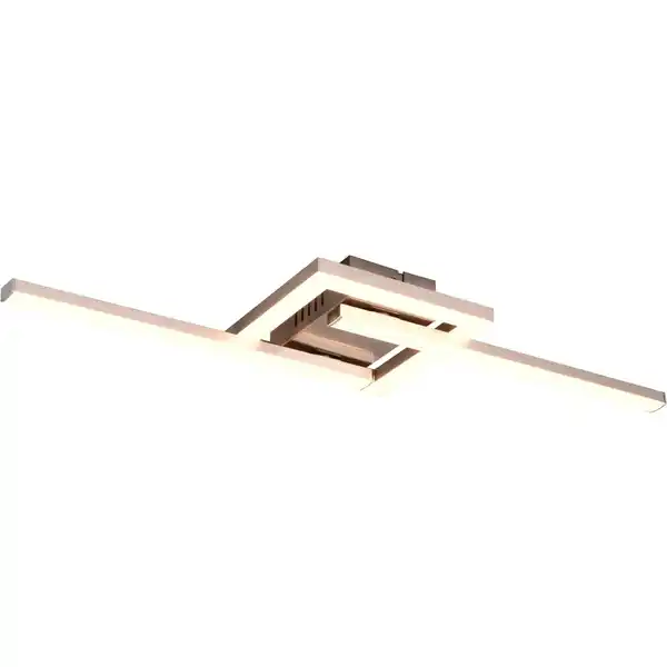 Bild 1 von Reality LED Deckenleuchte Viale 54,4 cm x 5 cm x 16 cm Nickel Matt