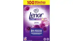 Lenor Colorwaschmittel Pulver Amethyst Blütentraum schnell auflösend