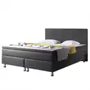 Bild 1 von Boxspringbett Dallas 180x200 Webstoff Anthrazit