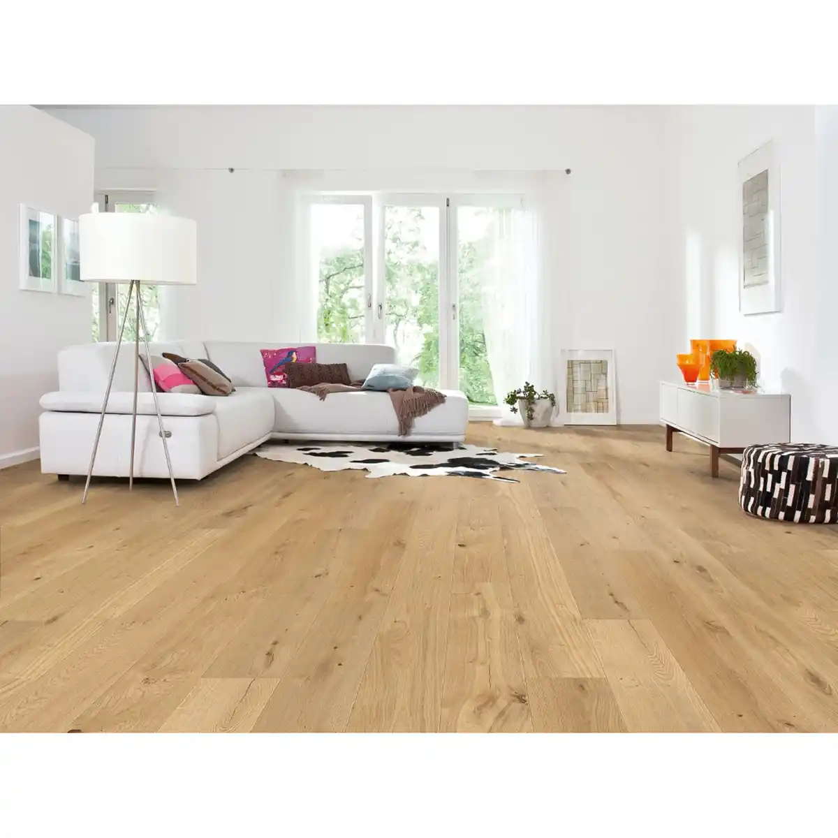 Bild 2 von Living by HARO Parkett Landhausdiele 2V Eiche Nature Strukturiert Naturöl