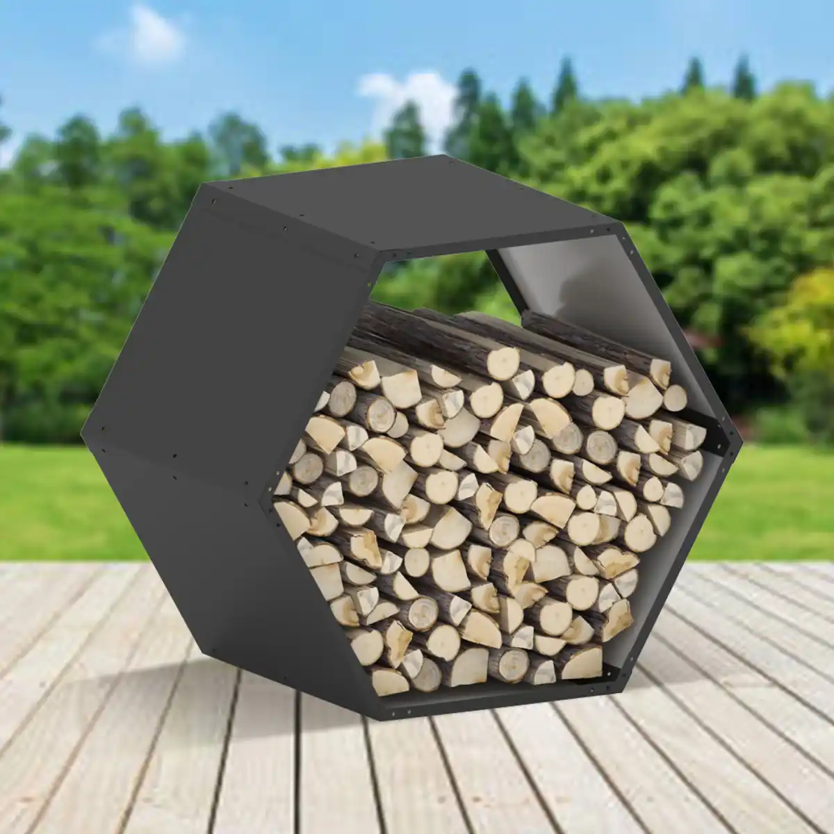 Bild 2 von Brennholzlager L94x W60x77cm