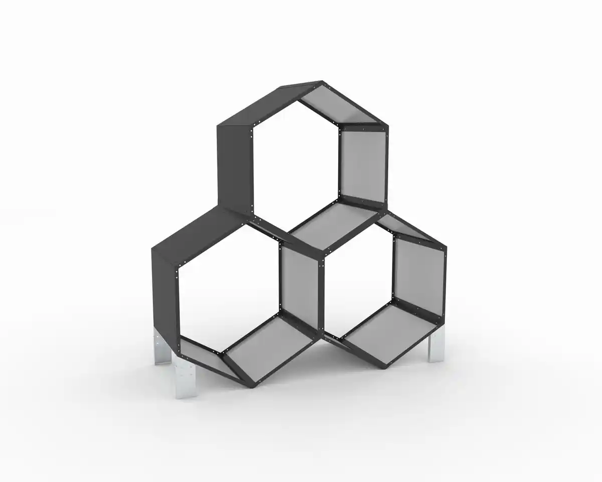 Bild 3 von Brennholzlager L161 W60x157cm