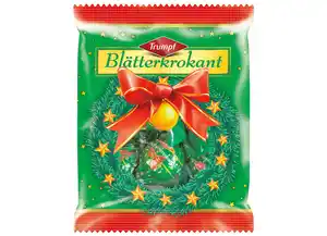 Blätterkrokant-Kugeln 150g mit Vollmilch-Schokolade überzogen