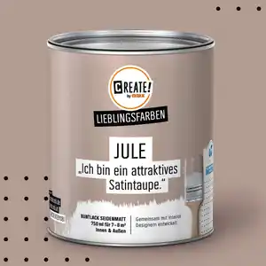 CREATE! by OBI Lieblingsfarben Buntlack Jule Satintaupe seidenmatt 750ml