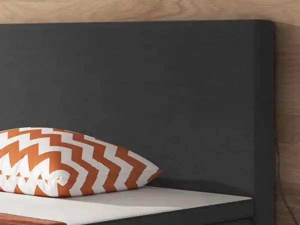 Bild 3 von Boxspringbett Berlin 180x200 cm Webstoff Anthrazit