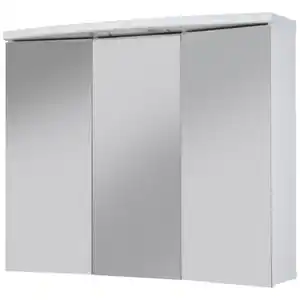 SIEPER Spiegelschrank »Ancona«, 3-türig, LED, BxH: 82,5 x 69 cm - weiss