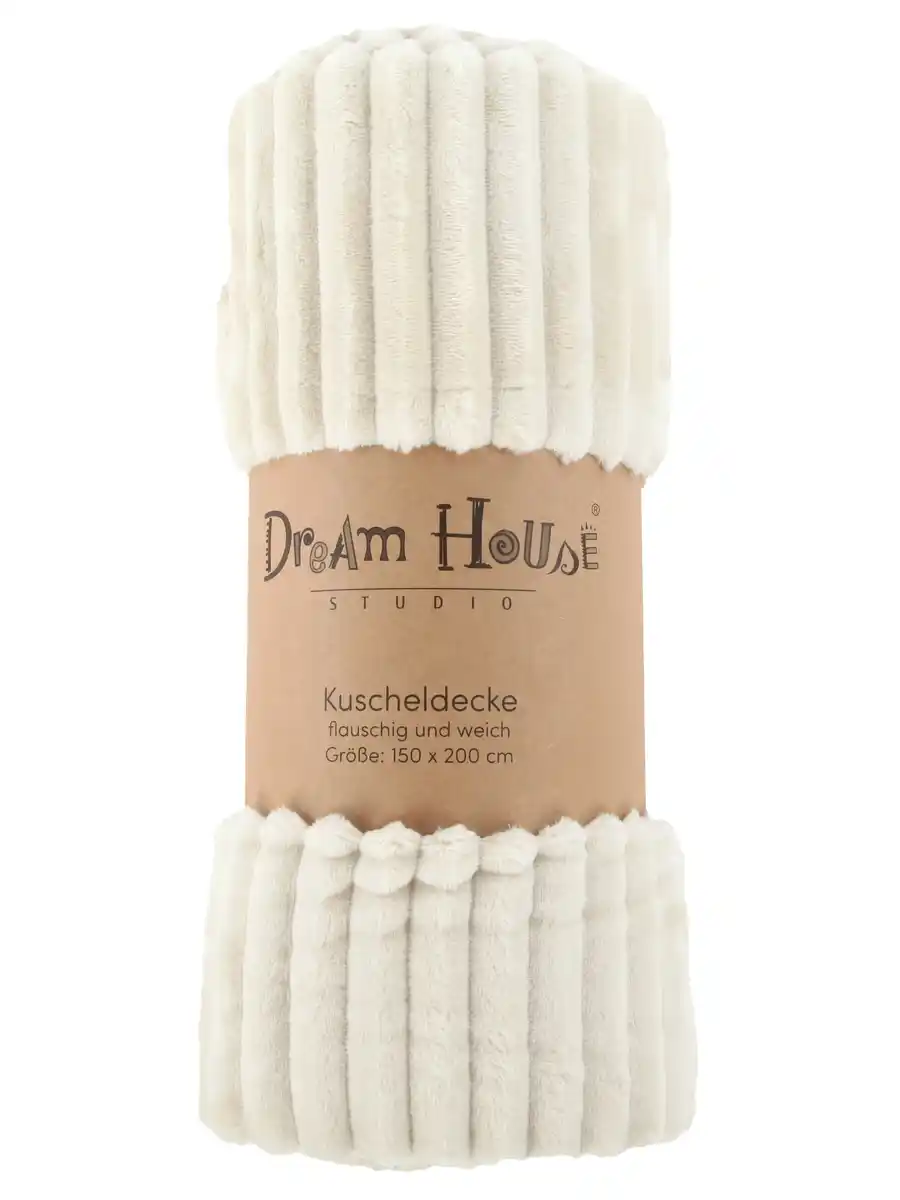 Bild 1 von Decke in Rippoptik 150x200cm Beige