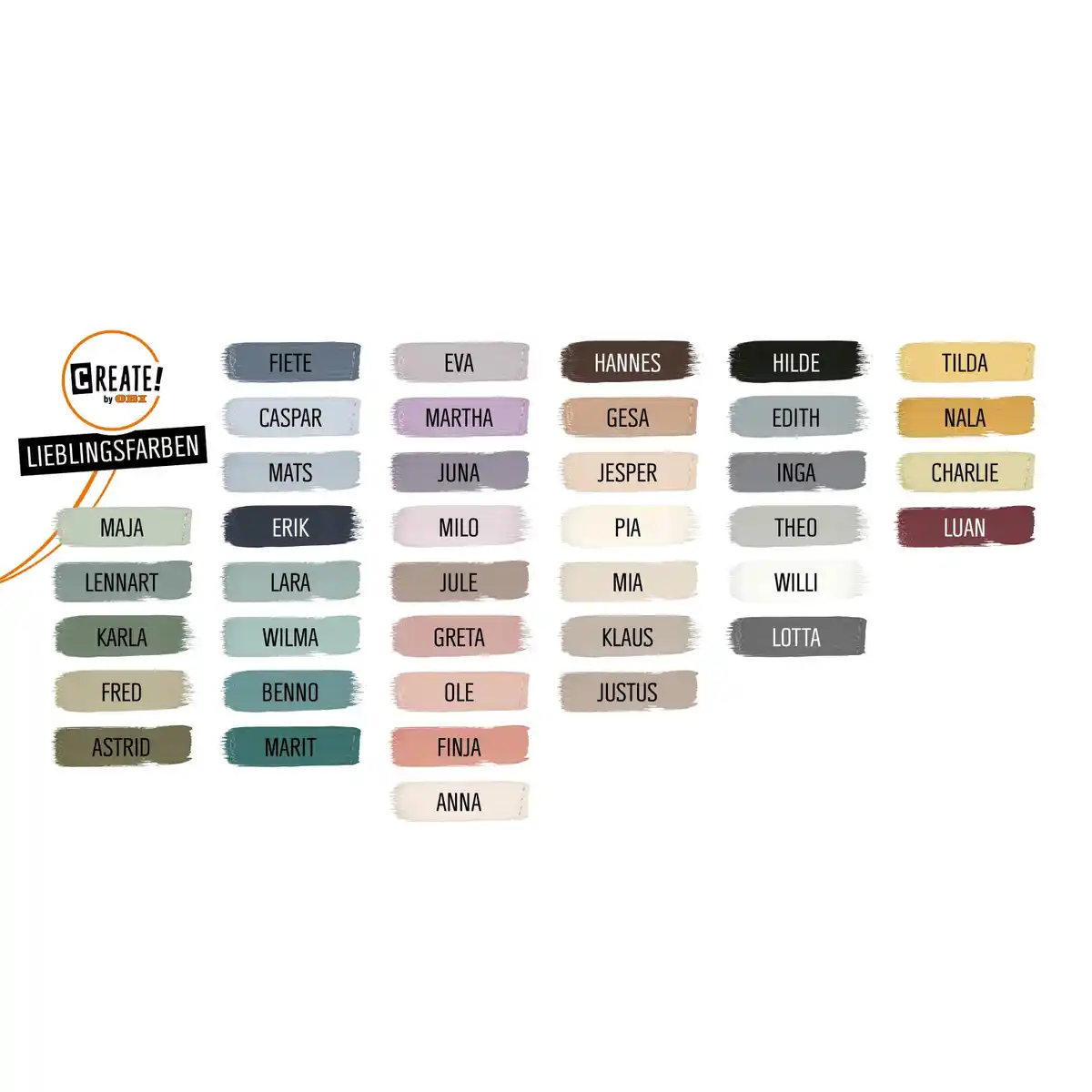 Bild 4 von CREATE! by OBI Lieblingsfarben Buntlack Theo Steingrau seidenmatt 750ml