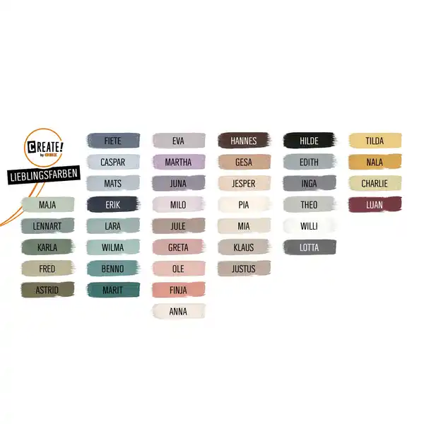 Bild 4 von CREATE! by OBI Lieblingsfarben Buntlack Theo Steingrau seidenmatt 750ml