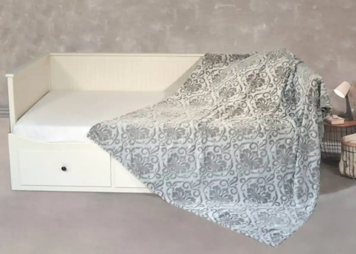 Bild 1 von Wohndecke Ornamente „Kaschmirtouch“ mit Hoch-Tief Effekt