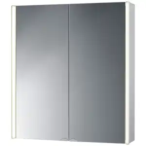 JOKEY Spiegelschrank »Cantalu«, 3-türig, LED, BxH: 67 x 73,5 cm - silberfarben