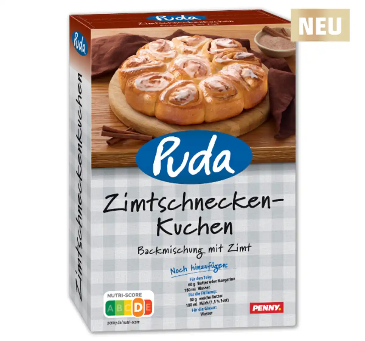 Bild 1 von PUDA Backmischung Zimtschnecken-Kuchen*