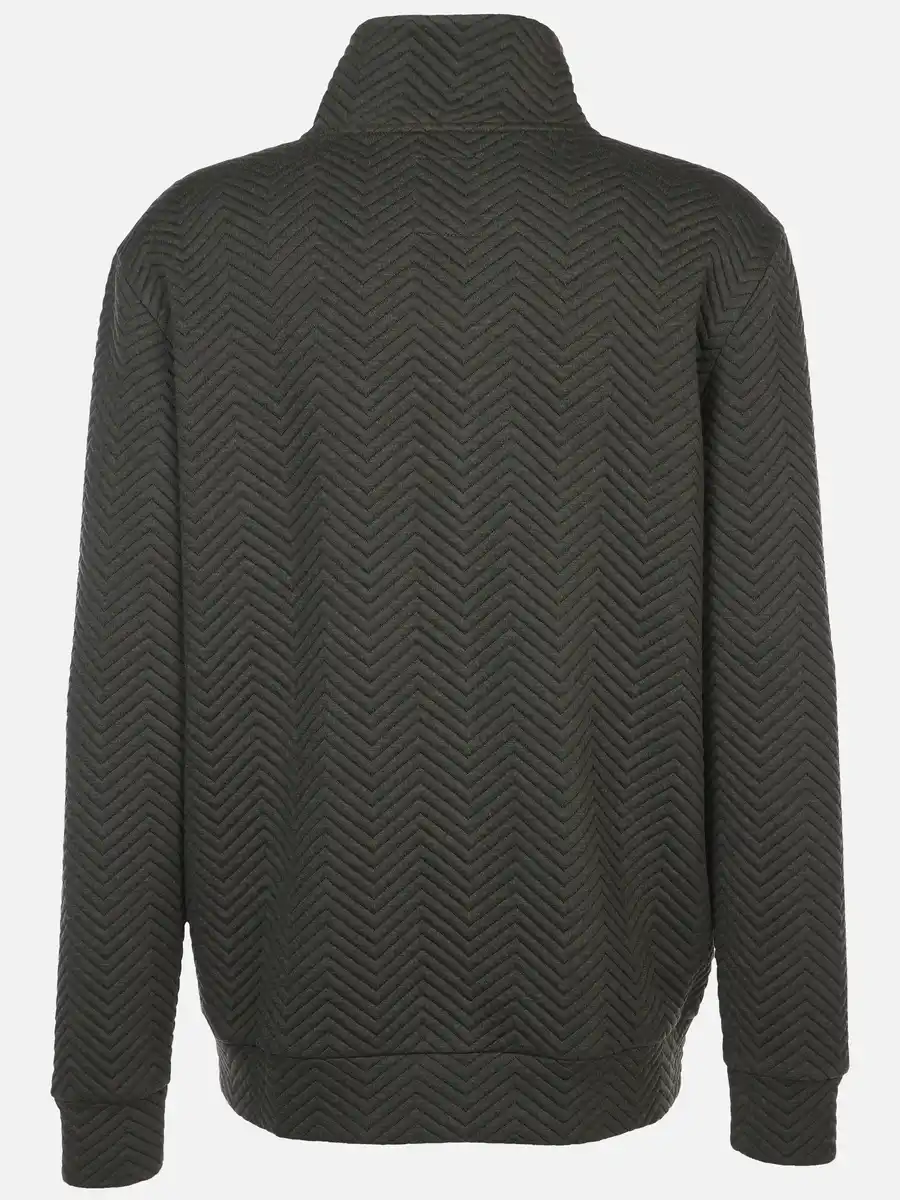 Bild 2 von Herren Sweatjacke mit schöner Struktur Oliv