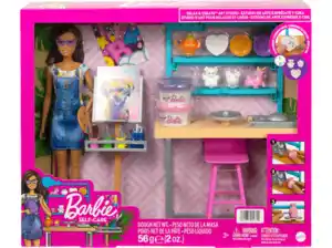 BARBIE Wellnes Art Studio Spielset Mehrfarbig