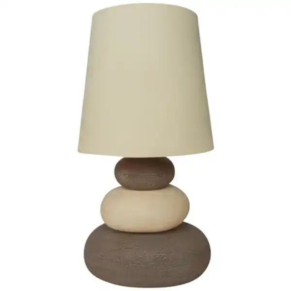 Bild 1 von NÄVE Tischleuchte »Stoney«, E14, Höhe: 31 cm - beige