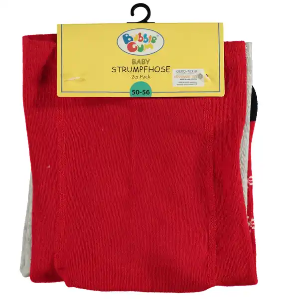 Bild 3 von Baby Strumpfhose mit Alloverprint Weiß