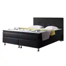 Bild 1 von Boxspringbett Dallas 180x200 Webstoff Schwarz