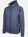 Bild 3 von Unisex Sweatjacke mit Kapuze Blau