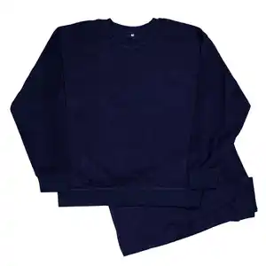 Herrenpyjama Lange Ärmel, Navy, M