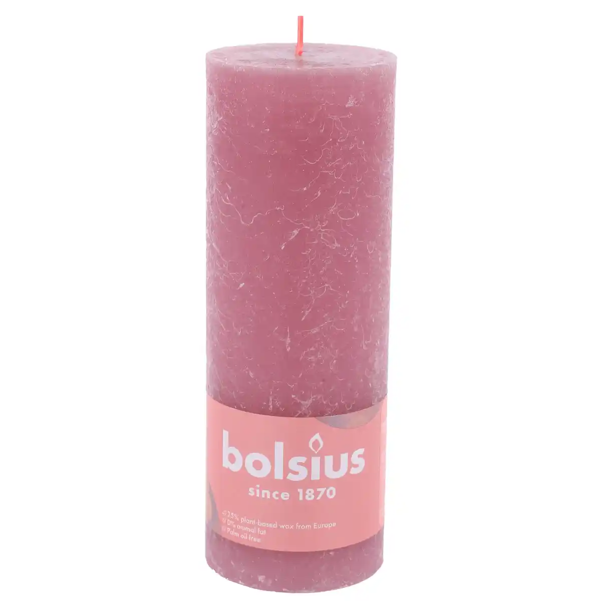 Bild 1 von Stumpenkerze Rustik 19cm Rosa