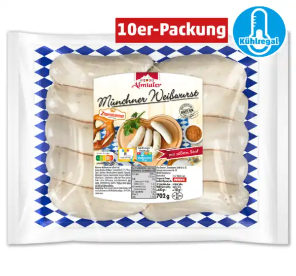 Bild 1 von ALMTALER Münchner Weißwurst*