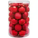 Bild 2 von Weihnachtskugel-Set Sterne 50-teilig Rot