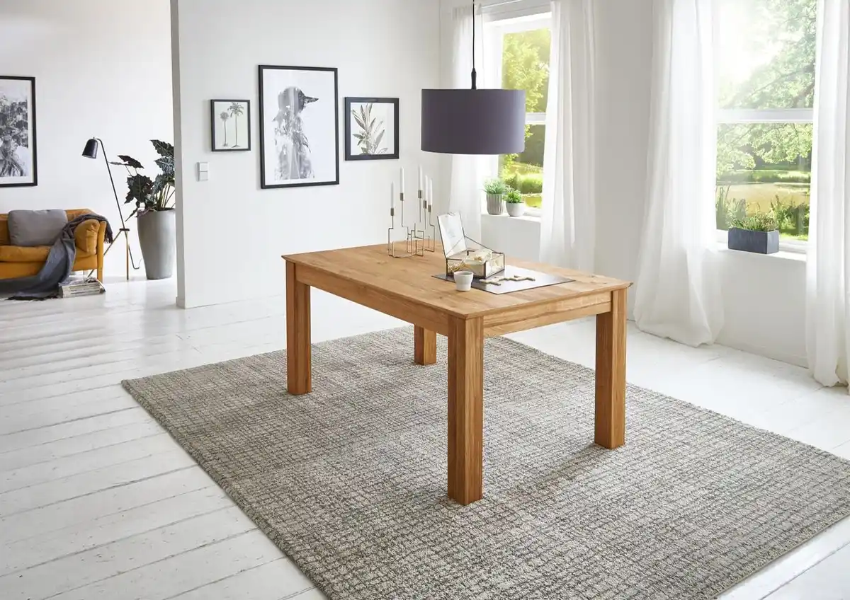 Bild 1 von Esstisch Familia in Wildeiche massiv, ausziehbar