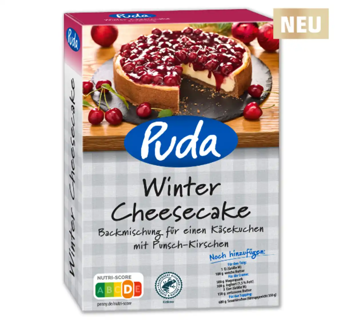 Bild 1 von PUDA Backmischung Winterkäsekuchen*