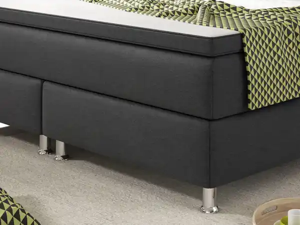 Bild 4 von Boxspringbett Köln 180x200 Webstoff Anthrazit