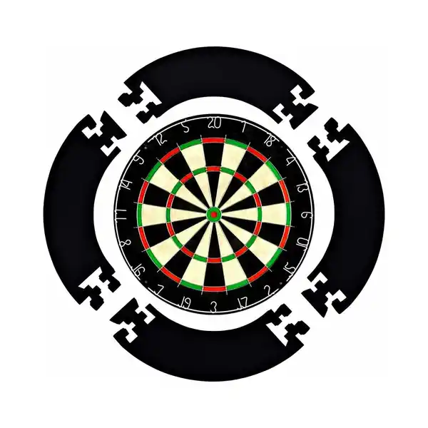 Bild 4 von Sisal/Borsten-Dartscheibe mit Stapelfreiem Bullseye, 18 g Stahlspitzen-Dartset