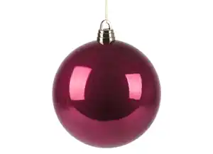 XXL-Weihnachtskugel 30cm Berry Glänzend