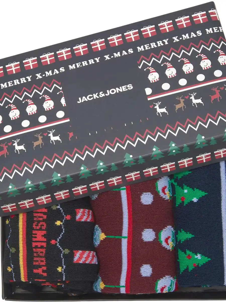Bild 2 von Jack&Jones JACJINGLE SOCKS GIFTB Weihnachtssocken Blau