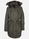 Bild 1 von Damen Parka mit Kunstfellbesatz Oliv