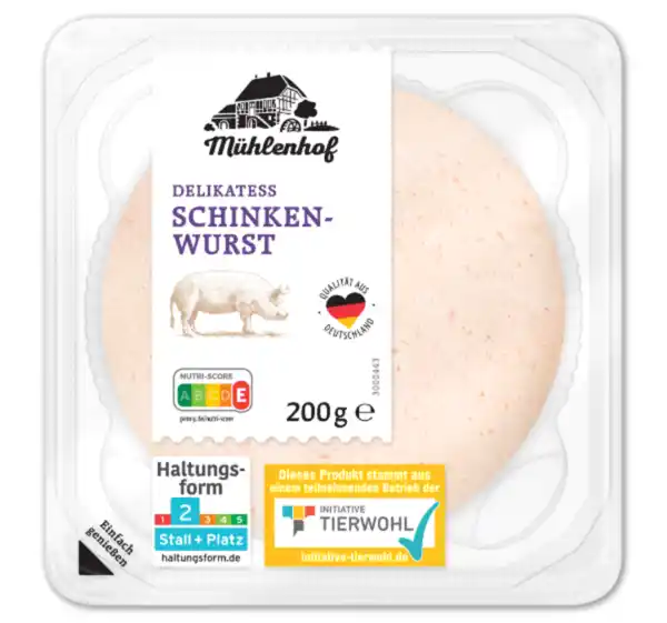 Bild 1 von MÜHLENHOF Delikatess Schinkenwurst