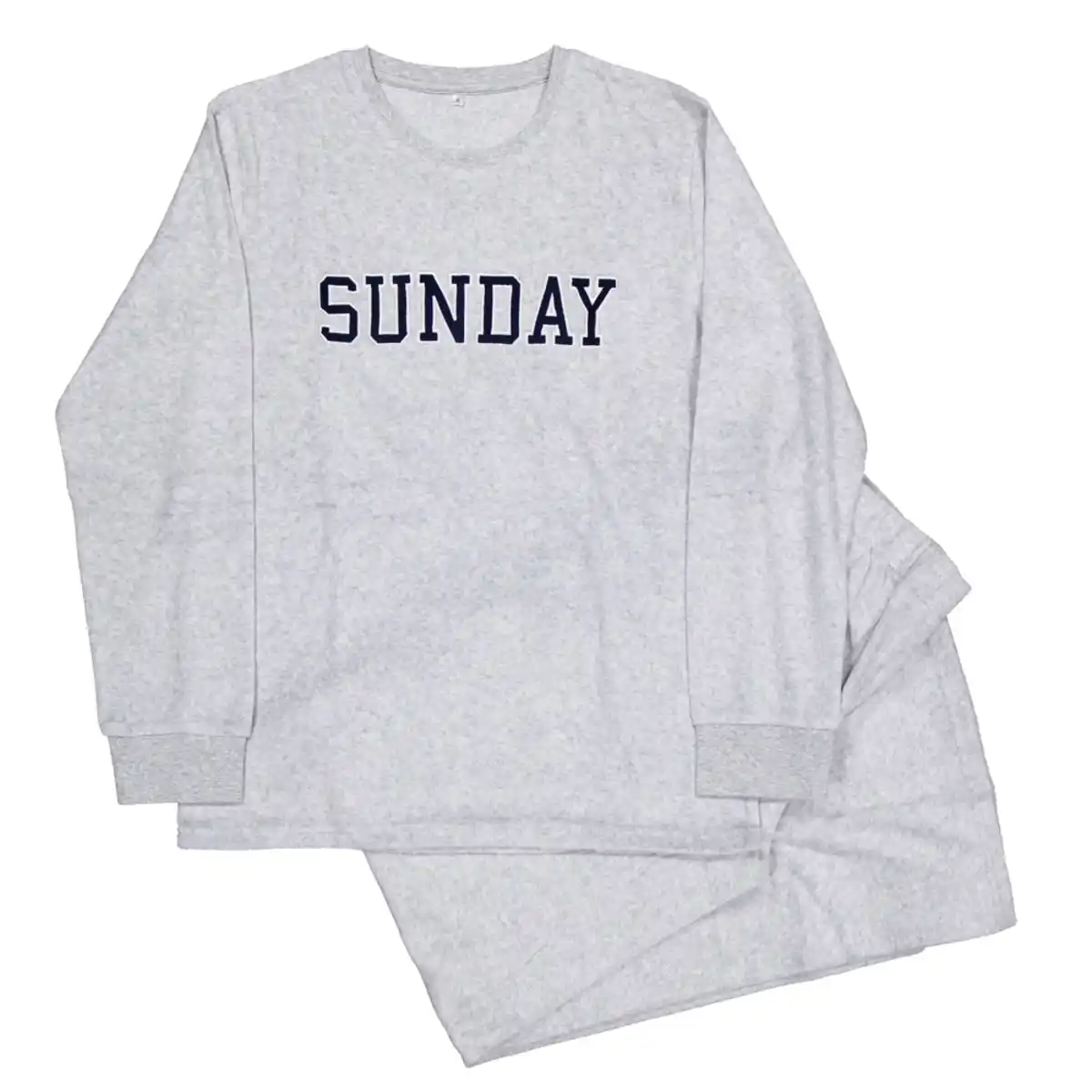 Bild 1 von Damenpyjama Lange Ärmel, Grau, M