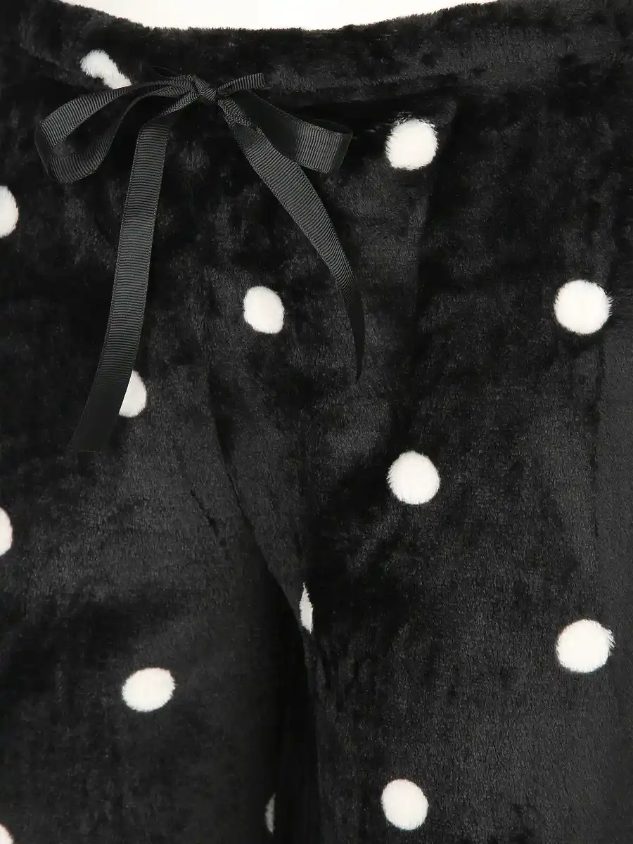 Bild 4 von Kuschelfleece Hose Schwarz