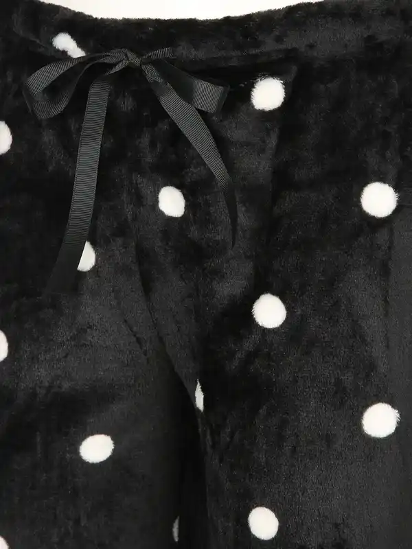 Bild 4 von Kuschelfleece Hose Schwarz