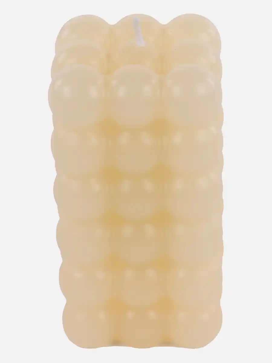 Bild 1 von Bubble Kerze, 6x12cm Weiß