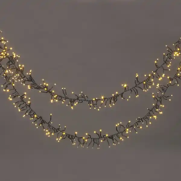 Bild 3 von LED-Büschellichterkette 1.152 LEDs Warmweiß Schwarzes Kabel 11,2 m