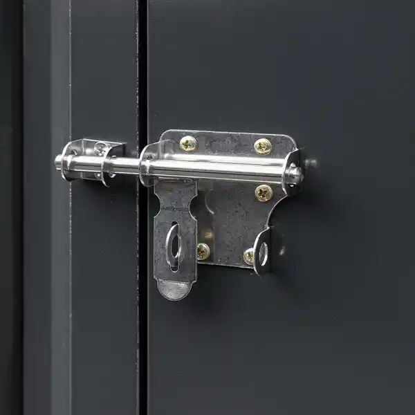 Bild 4 von Holzlager, Brennholzlager, Garten Kaminholzunterstand mit Schrank 2 in 1