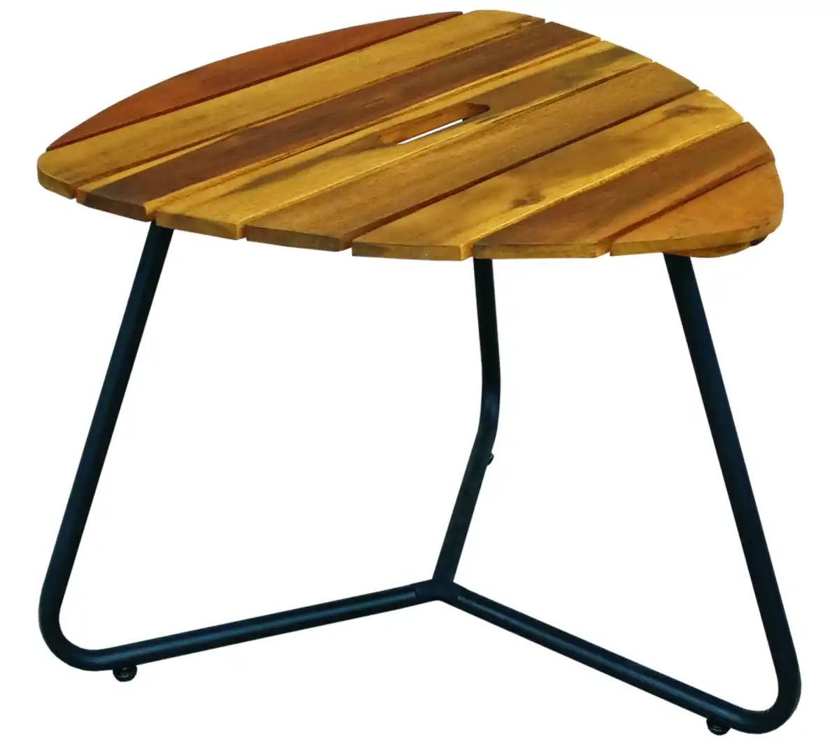 Bild 2 von Beistelltisch Couchtisch aus Akazienholz 48 x 48 x 38,5 cm dreieckig FSC braun