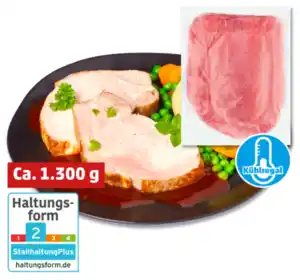 Frischer Schweinerückenbraten*